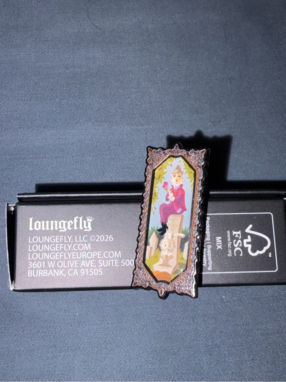 Disney Haunted Mansion Lounge Fly Pin Stretching Room Constance Hatchaway